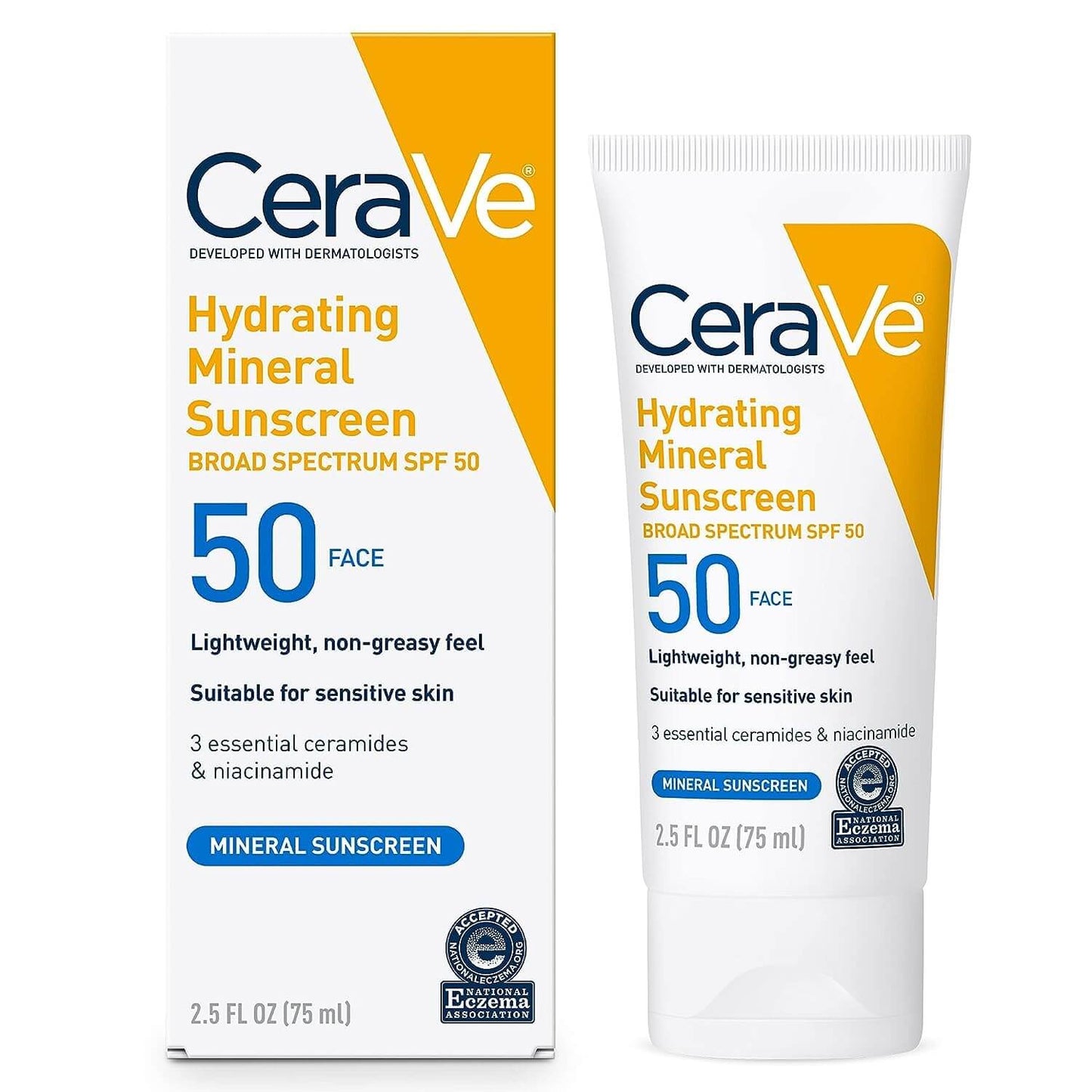 CeraVe Mineral Sunscreen SPF 50- 75ML